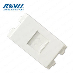 Royu by Winland Wide Series Telephone Modular Jack, Cable TV Socket & LAN Outlet