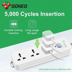 Bull/Goneo by Winland N-Series Extension Cord 3-Gang, 4-Gang, 5-Gang & 6-Gang 1.5M/5M American 3-pin