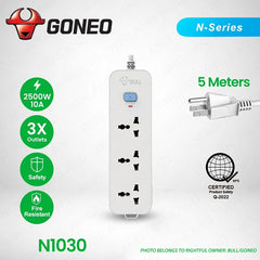 Bull/Goneo by Winland N-Series Extension Cord 3-Gang, 4-Gang, 5-Gang & 6-Gang 1.5M/5M American 3-pin