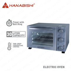 Hanabishi by Winland 30L Electric Oven Stone Series 5-Stages of Switch Heating and Function 1500W