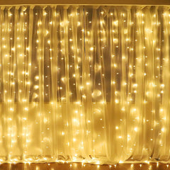 Firefly by Winland LED Christmas Curtain Lights Warm White Might Sky 15.5W 200LED 2.7mx0.9m