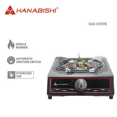 Hanabishi by Winland Stainless Steel Top Single Burner Gas Stove Double Jet System GSSB-900