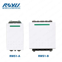 Royu by Winland Wide Series 1 Way Switch-B Component (10A~250V) RWS1-A & RWS1-B