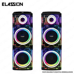 Elassion by Winland 12in*12 Subwoofer Party Speaker 500W RMS Titan Series w/ BT,USB,SD,AUX HYPERION