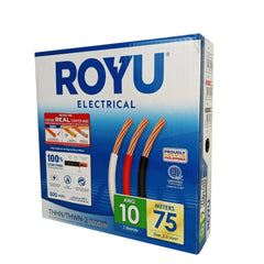 Royu THHN/THWN Stranded Wire 5.5mm² RTN10A Stranded 75 meters Pure Copper 10-AWG