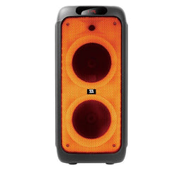 Elassion l Cosmic 8" 120W Subwoofer Portable Party Box Rechargeable Speaker with 1pc Wireless Mic