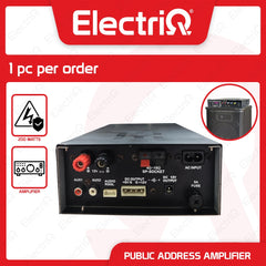 Electriq | Audioline Amplifier Input-AC200-240V DC12V P.M.P.O. 200W W/O Bluetooth