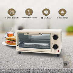 Eureka by Winland 10Liters Electric Oven Toaster Bake Toast EEOT-10LS