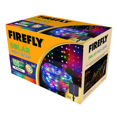 Firefly by Winland Bright Christmas Solar Fairy Lights 8-effects 0.4W 100LED 10Meters indoor/outdoor