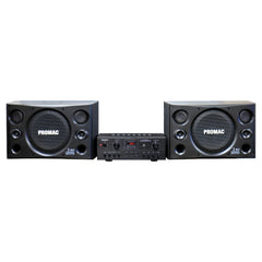 Promac by Winland 3-Way Karaoke Audio System w/ BT (AV-SU8036BF Amplifier & KTV-1047 Speaker System