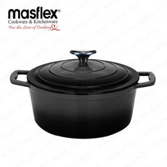 Masflex by Winland 20cm Artisan Casserole with & made from Enameled Cast Iron Lid SZ-20CS