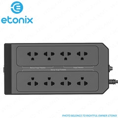 Etonix by Winland Line-Interactive UPS 650VA/360W USB Port, 6 x Outlets w/ Battery Back-up and Surge