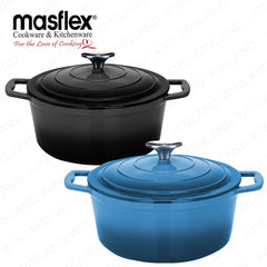 Masflex by Winland 20cm Artisan Casserole with & made from Enameled Cast Iron Lid SZ-20CS