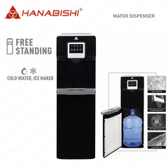 Hanabishi by Winland 2in1 Water Dispenser w Ice Maker Bottom Loading Cold & Ice Maker HFSWD-ICEM3500