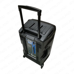Konzert by Winland 2-Way 500W Powered Portable Rechargeable Trolley Speaker w 2Wireless Mic PA-15MK2