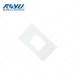 Royu by Winland Wide Series Blank Plate, Plate Cover Slim Type 1-Gang Plate for Universal Outlet