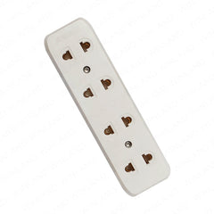 Royu 4-Gang Surface Type Universal Electrical Outlet 10A/250V~ REDOU104 | REDOU104/B