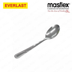 Everlast/Masflex by Winland Stainless Steel 12Piece Set Table Spoon & Fork Dotted, Plain, Curve Dots