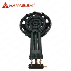 Hanabishi by Winland Cast Iron Gas Stove 3-Adjustable Gas Valves 3 Burner Rings 220mm HCI-60