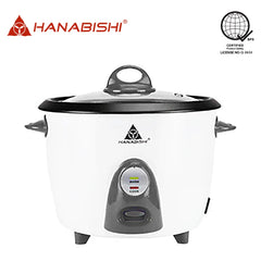 Hanabishi by Winland Colored Rice Cooker 1.5L Capacity Serves 7 persons w/ Glass Cover 500W HHRC-15