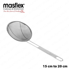 Masflex by Winland 15cm-20cm Made from High-Quality Food-Grade Stainless Steel Material Strainer