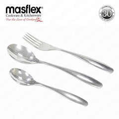 Masflex by Winland 12 Piece Clara Stainless Steel Utensil Cutlery Set JG-40