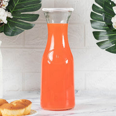 Masflex by Winland 1 Liter / 1000 ml Glass Carafe with Lid (with Color Box) QG-178