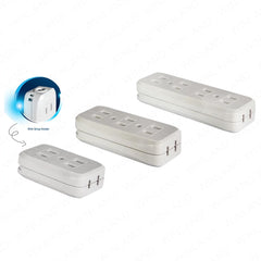 Royu Power 2+1-Gang/3+1-Gang/4+1-Gang Surface Type Flat Pin Outlet 10A/250V~