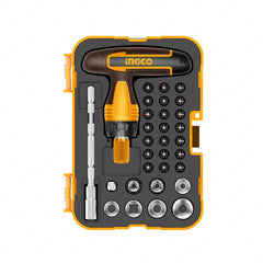 Ingco Ingco 24pcs/31pcs T-handle Wrench Screw driver Set Screwdriver HKSDB0188 | HKSDB0318