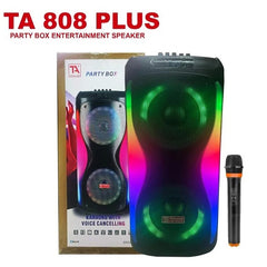 Titanium Audio by Winland Portable Speaker 8in x 2in Rechargeable w/ USB Bluetooth FM AUX Guitar