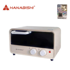 Hanabishi by Winland 12L Oven Toaster 2 Knobs for Timer & Temperature, 90-230ºC Temperature Control