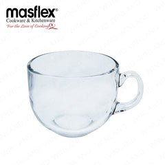 Masflex by Winland 4 Pieces 420 ml/14 oz Glass Extra Large Mug Set GG-2515CM/O
