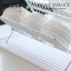 Home Essence by Masflex Foldable Dish Organizer | Dish Drying Rack with Drain Board CH-1042