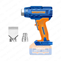 Wadfow by Winland P20S/20V 2PCS Combo Kit w/ Lithium-Ion Cordless Impact Wrench & Heat Gun WOS241091