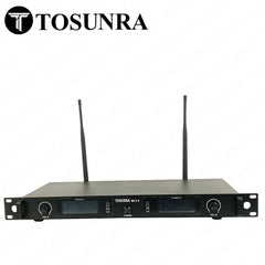 Tosunra by Winland Dual Channel High-Quality Professional Wireless VHF Microphone System TOS-MLX-2