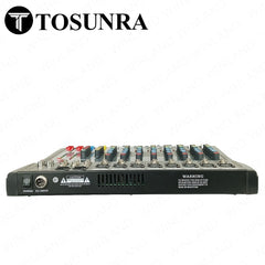 Tosunra by Winland 8-CH Input Professional Audio Mixer w/ XLR, MP3 and Digital Effects TOS-CT80S-USB