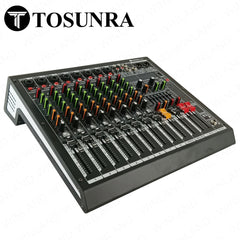 Tosunra by Winland 8-CH Professional Audio Mixer with BT, USB, MP3 Player & Digital Effects TOS-BL-8