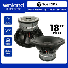 Tosunra by Winland 18in High Performance Audio Instrumental Quadruple Magnet Speaker TOS-MH-L-18254