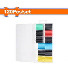Wadfow by Winland 120PCS/Set Polyethylene Material Heat Shrink Tubing Assortment WUR1B01 WAD-HT