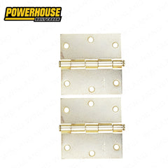 Powerhouse by Winland Loose Pin Hinges Brass Bisagra Satin Brass Finish 3.5 x 3.5 | 4.0 x 4.0