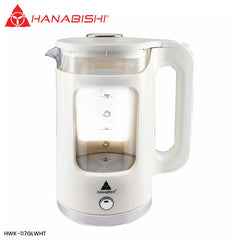 Hanabishi by Winland 1.7L Electric Water Kettle Double Wall Heatproof Inner Glass 2000W - HWK-117GL