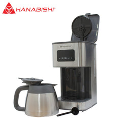Hanabishi by Winland Digital Coffee Maker 10-12cups Capacity 900W - HCM-75DIGGL