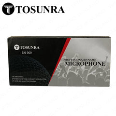 Tosunra by Winland Supercardioid Wired Metal Handle 3-Pin Professional Dynamic Microphone TOS-SN-909