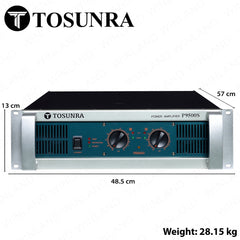 Tosunra by Winland 900W x 2 CH Powerful High-Current Professional Integrated Amplifier 8Ω TOS-P9500S