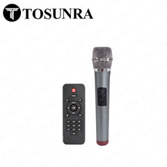 Tosunra by Winland 8inch Active Portable Trolley Speaker Box 60W w/ 1PC Wireless Microphone TOS-N2-8