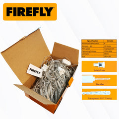 Firefly by Winland Christmas Light Net Lights 200 LED (Warm White/White)