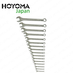 Hoyoma Japan by Winland 16PCS/Set (8-32mm) Professional Matte Finished Combination Wrench HT-RPCW16S