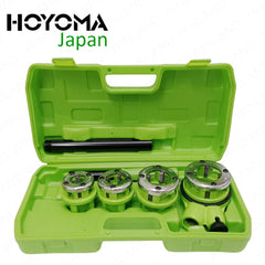 Hoyoma Japan by Winland 7PCS (1/2"-1 1/4") Professional Ratchet Die Stocks for Pipe Threader HT-RD7S