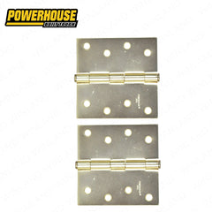 Powerhouse by Winland Loose Pin Hinges Brass Bisagra Satin Brass Finish 3.5 x 3.5 | 4.0 x 4.0