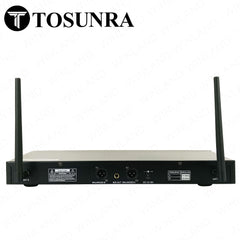 Tosunra by Winland 2-Channel High-Performance Professional VHF/UHF Wireless Microphone System TOS-X6